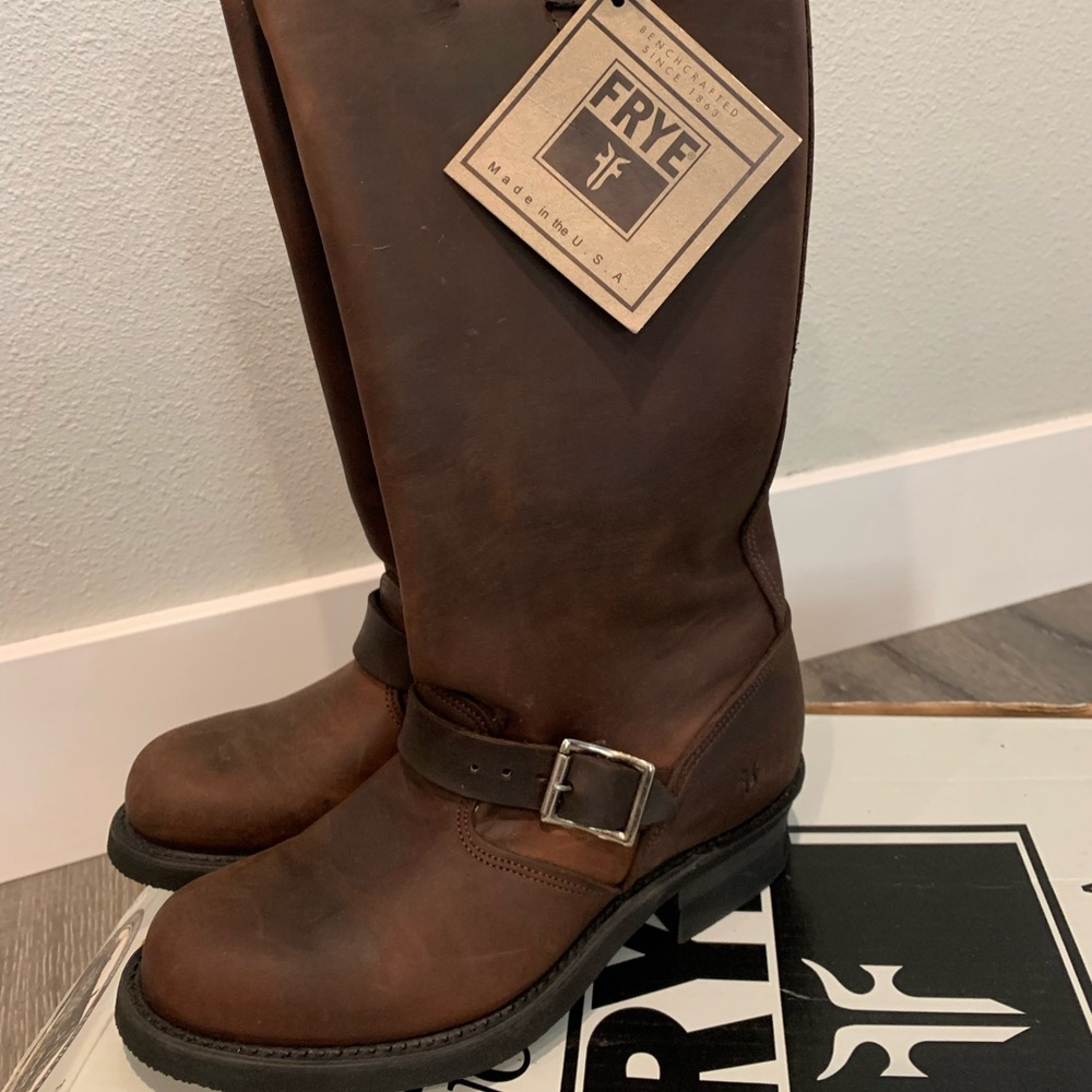 BNWT never worn Frye boots. Retails for 498. 16 inches in height.